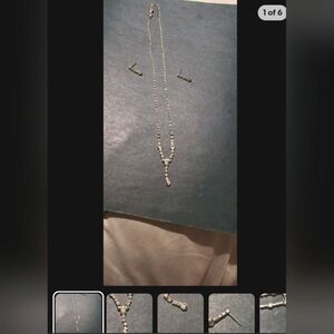 Necklace with matching earrings